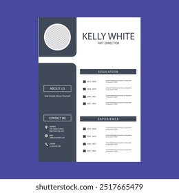 Resume and Cover Letter Template, Minimalist resume cv template, Cv professional jobs resumes