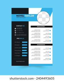 Resume and Cover Letter Template, modern resume CV template, CV professional jobs resume