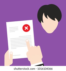 Resume, CV. Find person for job opportunity, vector illustration design. Concept search better candidate for open position. We are hiring, hr. Job offer. Wanted employee. Ultra violet background.