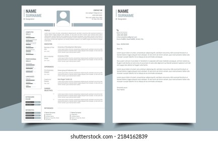 Resume and CV, Minimal resume set