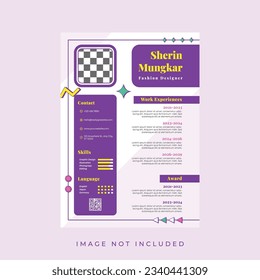 Resume and CV Template Design