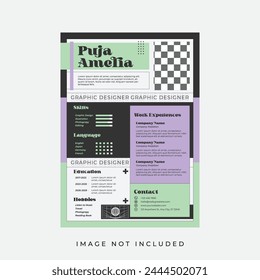 Resume and CV Template Design.