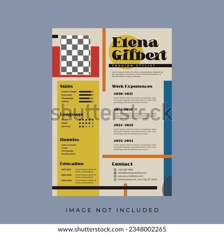 Resume and CV Template Design 