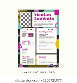 Post de diseño de plantilla de currículum y currículum