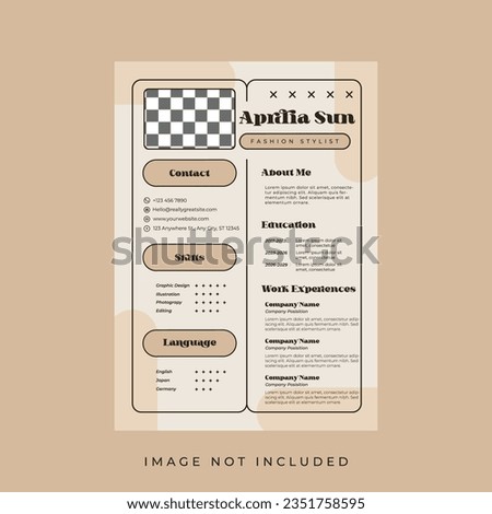 Resume and CV Template Design Post