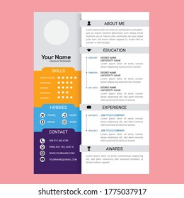 Resume & CV Templates in Illustrator Format 2020 Download