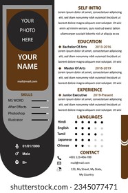 Resume Design CV Design Modern Resume Template CV For Job. Biodata design. Get Attention with the Stunning CV Resume Design Job Application At Office
