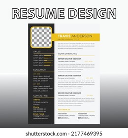 Resume design template , .
