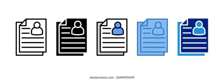 Retomar Elemento De Ícone Do Documento Para Design