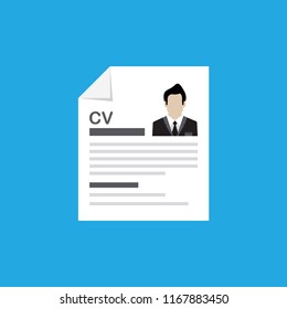 RESUME FLAT ICON