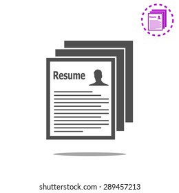 Resume icon