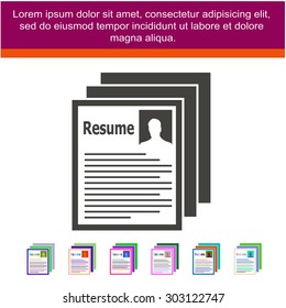 Resume icon
