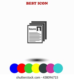 Resume icon.