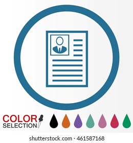 Resume icon