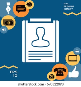 Resume icon