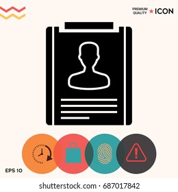 Resume icon