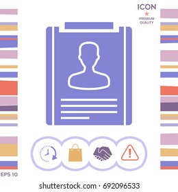 Resume icon