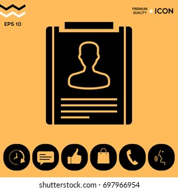 Resume icon