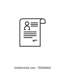 resume icon