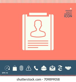 Resume icon
