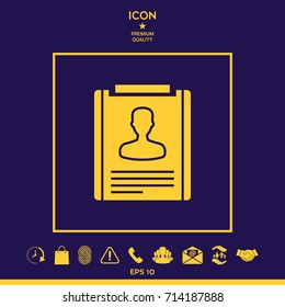 Resume icon