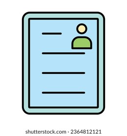 Resume Icon Design For Personal And Comercial Use