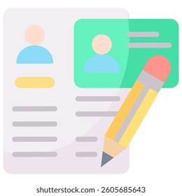 Resume Icon Element For Design