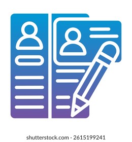 Resume Icon Element For Design
