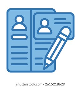 Resume Icon Element For Design