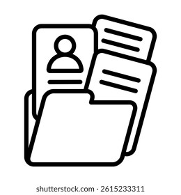 Resume Icon Element For Design