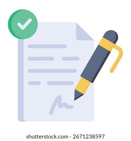 Resume Icon Element For Design