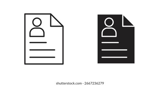 Resume icon elements. doodle graphics icons.