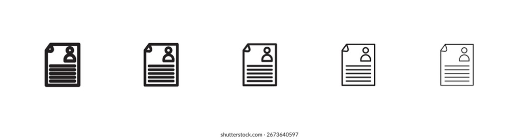 Ícone Retomar logotipo do conjunto de ilustrações simples
