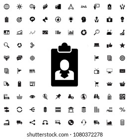 resume icon illustration isolated vector sign symbol