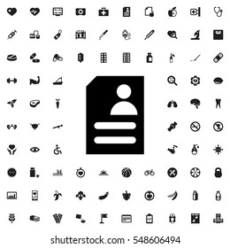 resume icon illustration isolated vector sign symbol