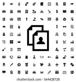 resume icon illustration isolated vector sign symbol