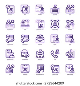 Retomar o pacote de ícones para o seu design de site, celular, apresentação e logotipo. Retomar design de cor básica da linha de ícone. Ilustração de gráficos vetoriais e traçado editável.