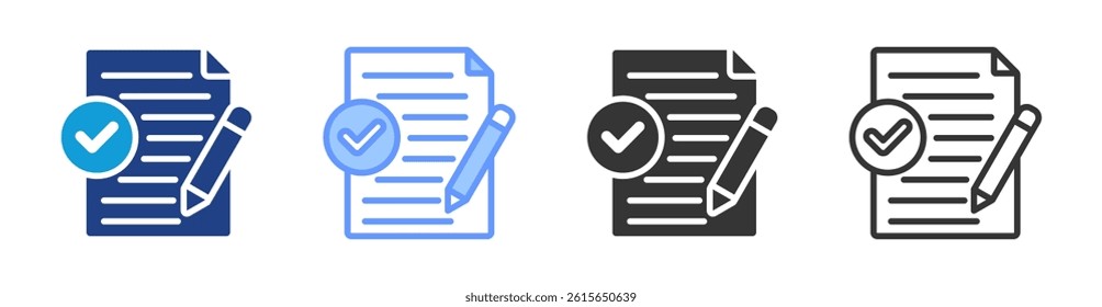 Resume icon set multiple style collection