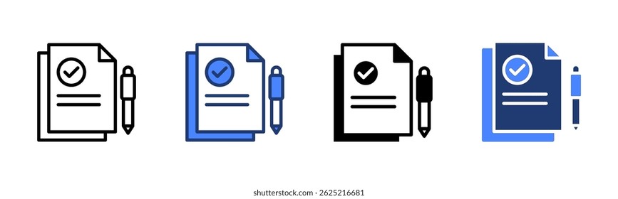 Resume icon sheet multiple style collection