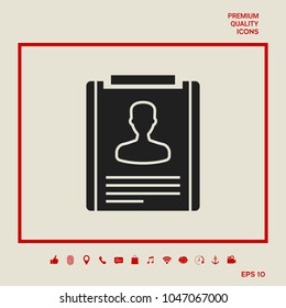 Resume icon symbol