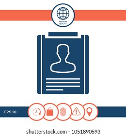 Resume icon symbol