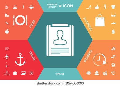 Resume icon symbol