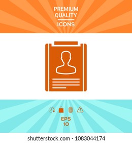 Resume icon symbol