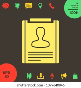 Resume icon symbol