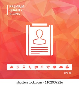 Resume icon symbol