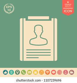 Resume icon symbol