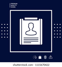 Resume icon symbol