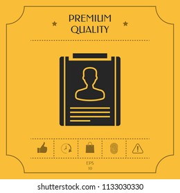 Resume icon symbol