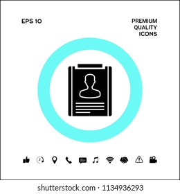 Resume icon symbol