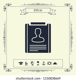 Resume icon symbol